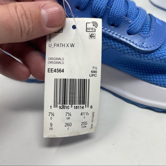 New Adidas Women’s U Path XW sneaker EE4564, Blue Size 9 - Picture 6 of 7